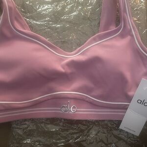 ALO Yoga Light Pink Sports Bra